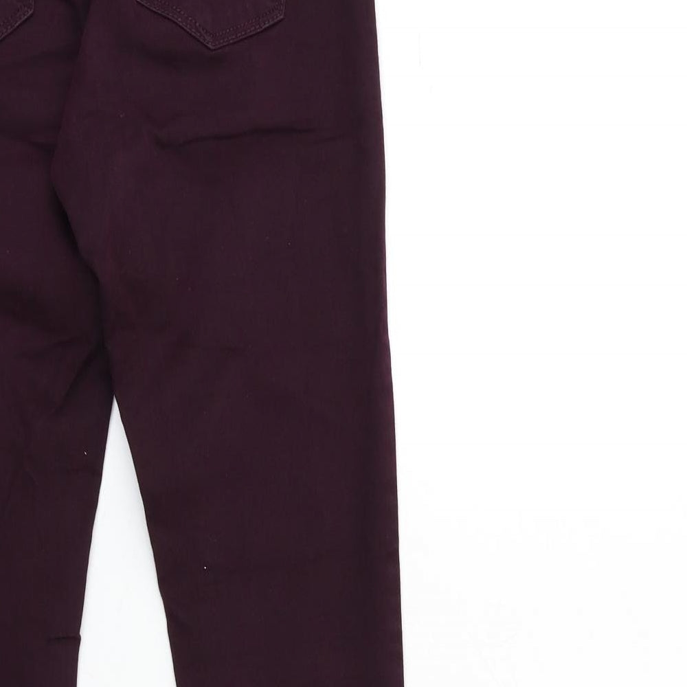 Topshop Womens Red  Denim Skinny Jeans Size 26 in L32 in