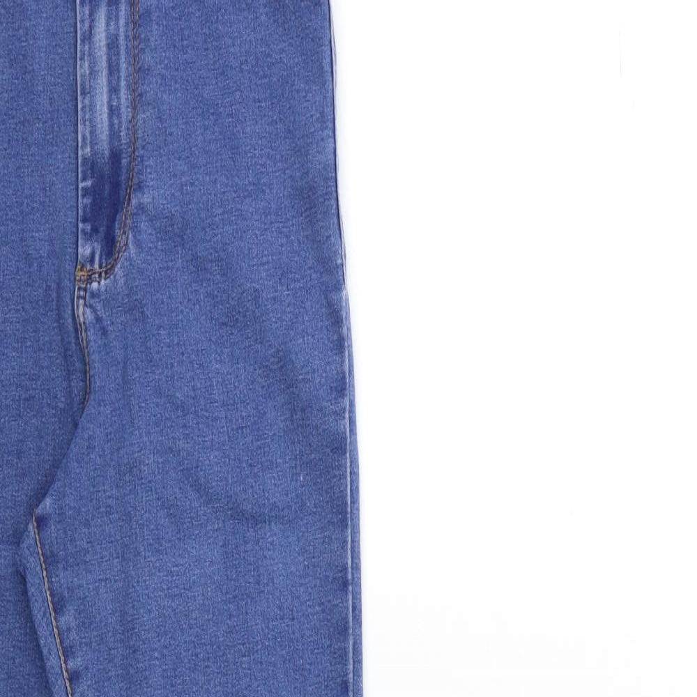 Denim & Co. Womens Blue  Denim Skinny Jeans Size 8 L26 in