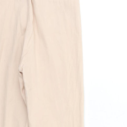 Womens UK Size 8 H&M Regular Fit  Pink Trousers