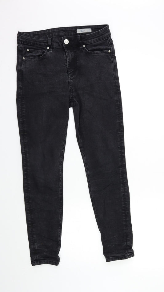 Womens UK Size 10 Marks and Spencer Regular Fit Skinny Black Jeans