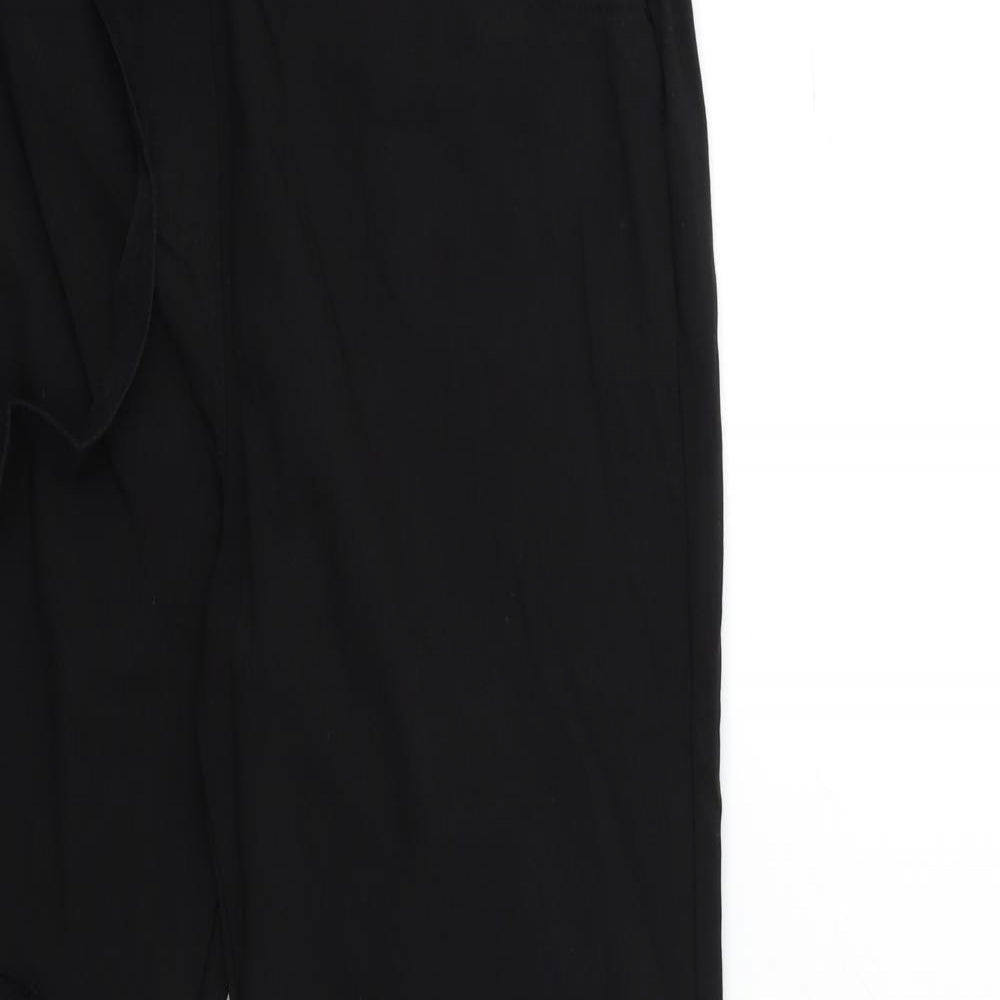 Womens UK Size 30 in Preworn Regular Fit  Black Trousers