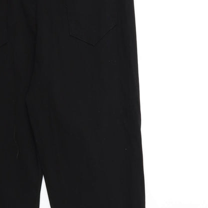 Womens UK Size 30 in Preworn Regular Fit  Black Trousers
