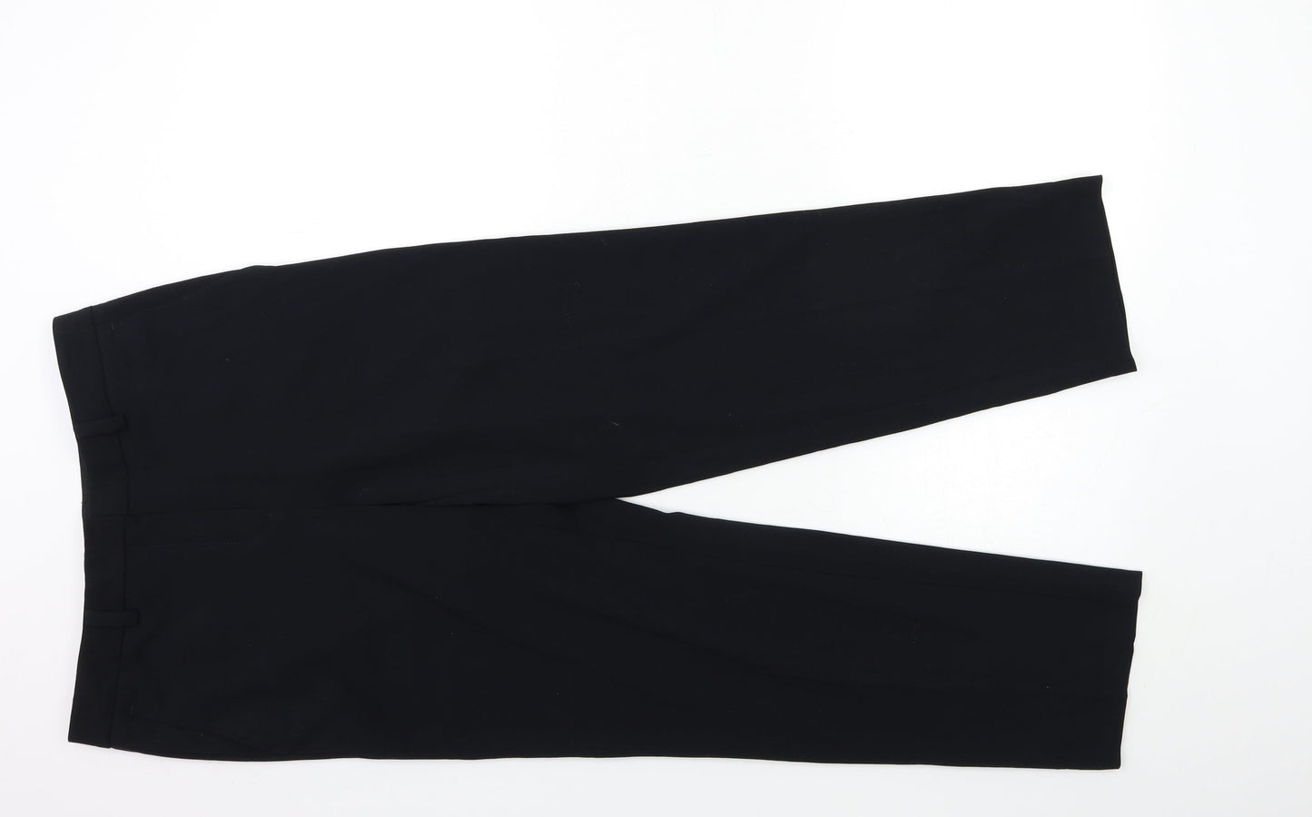 Womens UK Size 30 in Preworn Regular Fit  Black Trousers