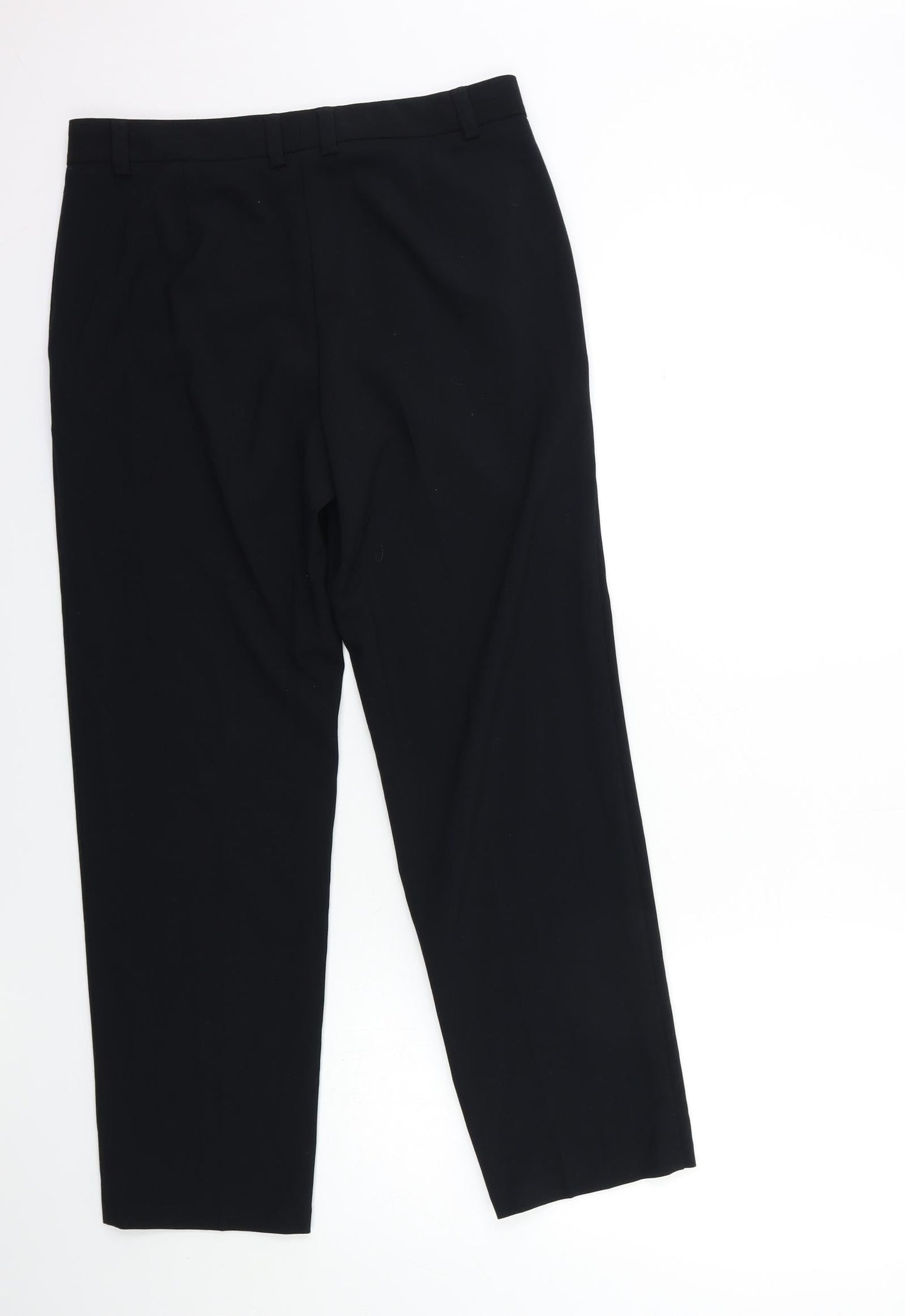Womens UK Size 30 in Preworn Regular Fit  Black Trousers