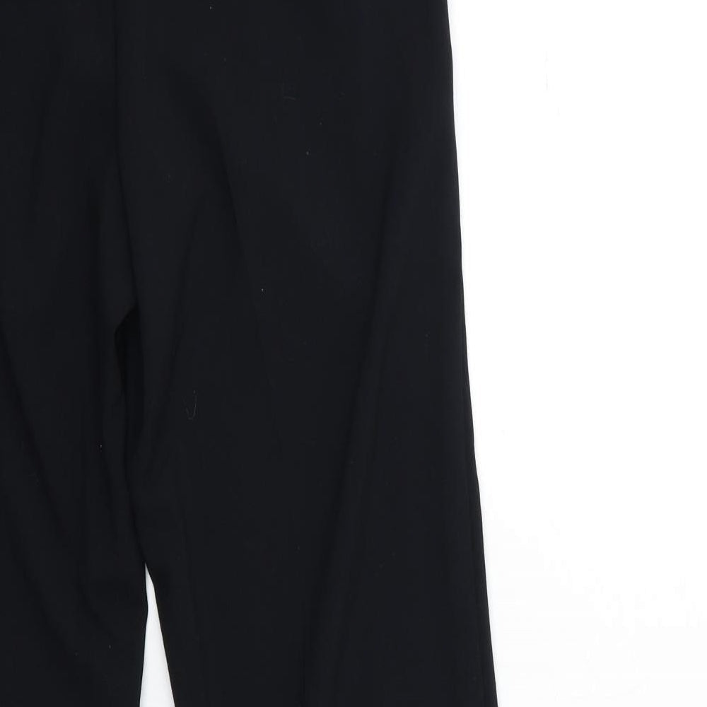 Womens UK Size 30 in Preworn Regular Fit  Black Trousers