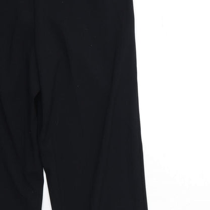 Womens UK Size 30 in Preworn Regular Fit  Black Trousers