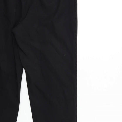 George Womens Black   Trousers  Size 8 L28 in