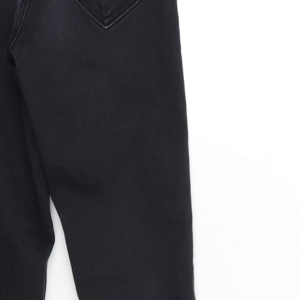 Miss Selfridge Womens Black  Denim Skinny Jeans Size 6 L28 in