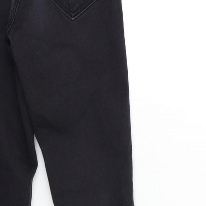 Miss Selfridge Womens Black  Denim Skinny Jeans Size 6 L28 in