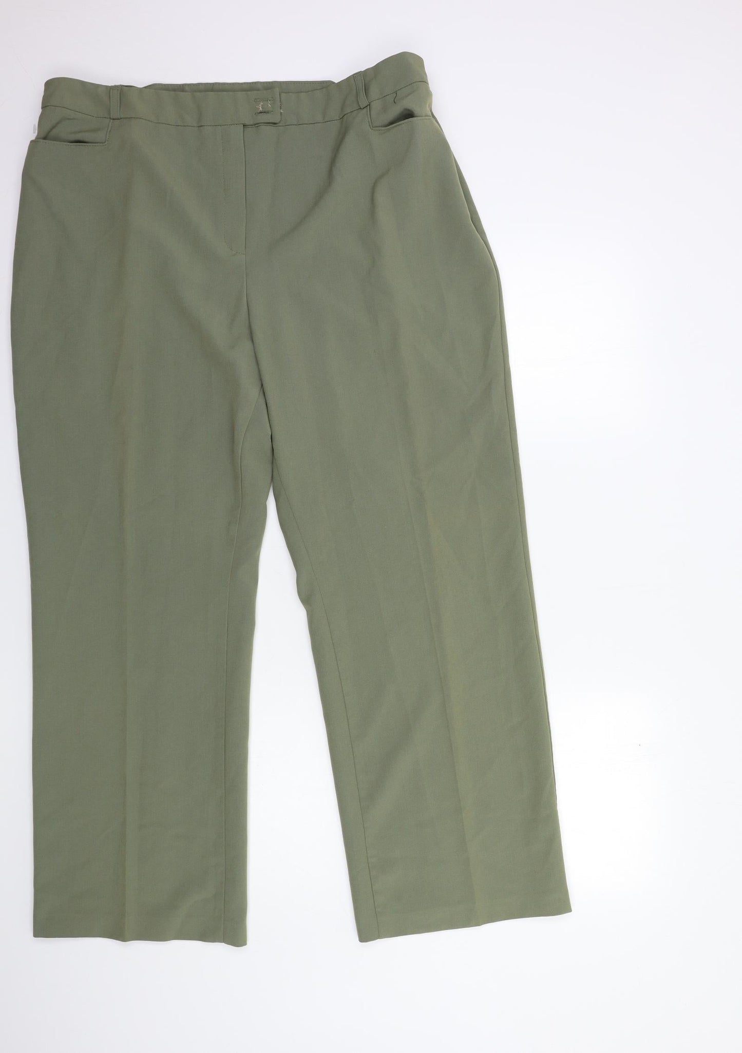 Womens UK Size 20 slimma Regular Fit  Red Trousers