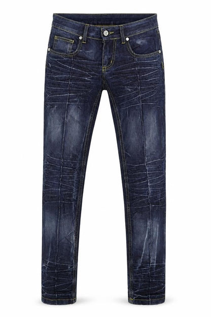 thegooll Womens Blue  Denim Skinny Jeans Size 27 in L30 in