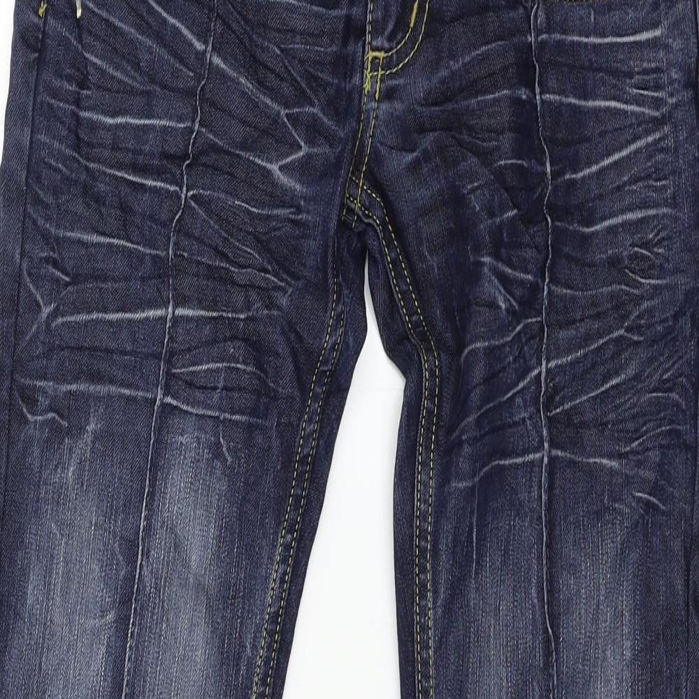 Mens UK Size 27 in thegooll Regular Fit Skinny Blue Jeans