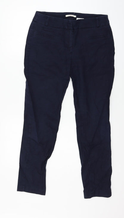 Womens UK Size 12 Camaieu Regular Fit  Blue Trousers