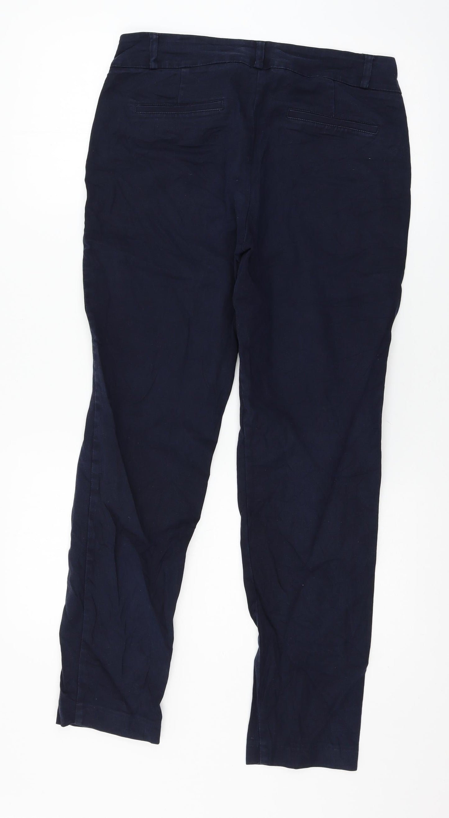 Womens UK Size 12 Camaieu Regular Fit  Blue Trousers