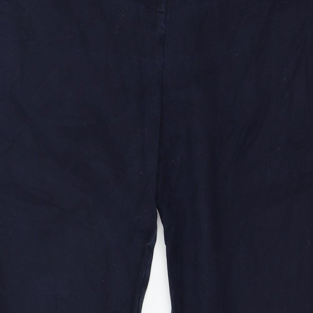 Womens UK Size 12 Camaieu Regular Fit  Blue Trousers