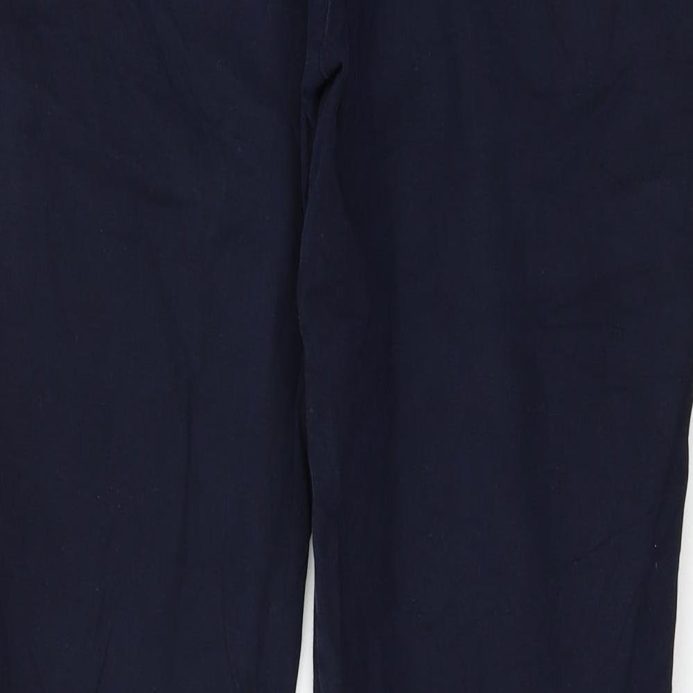 Womens UK Size 12 Camaieu Regular Fit  Blue Trousers