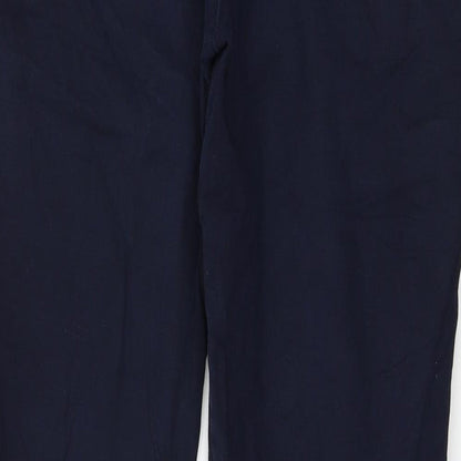 Womens UK Size 12 Camaieu Regular Fit  Blue Trousers