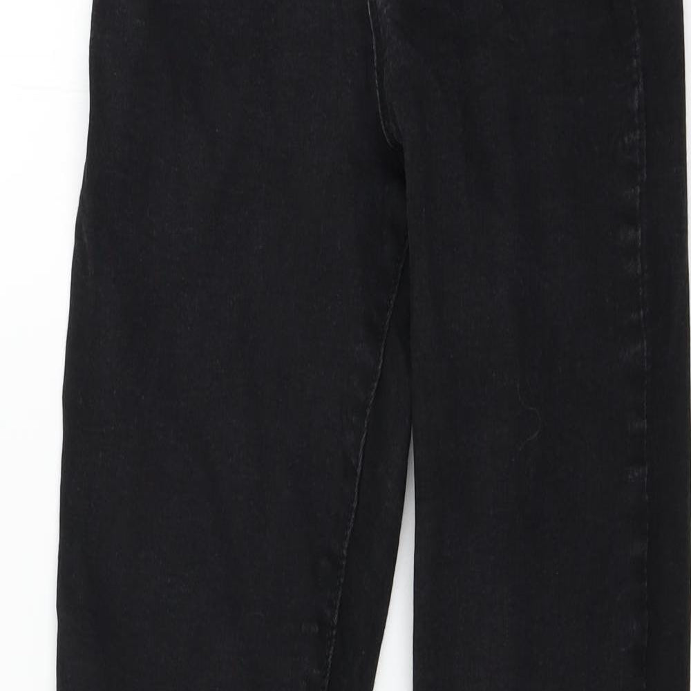 Denim & Co. Womens Black  Denim Skinny Jeans Size 12 L30 in