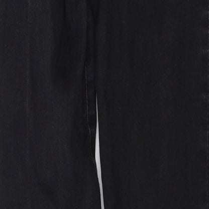Denim & Co. Womens Black  Denim Skinny Jeans Size 12 L30 in