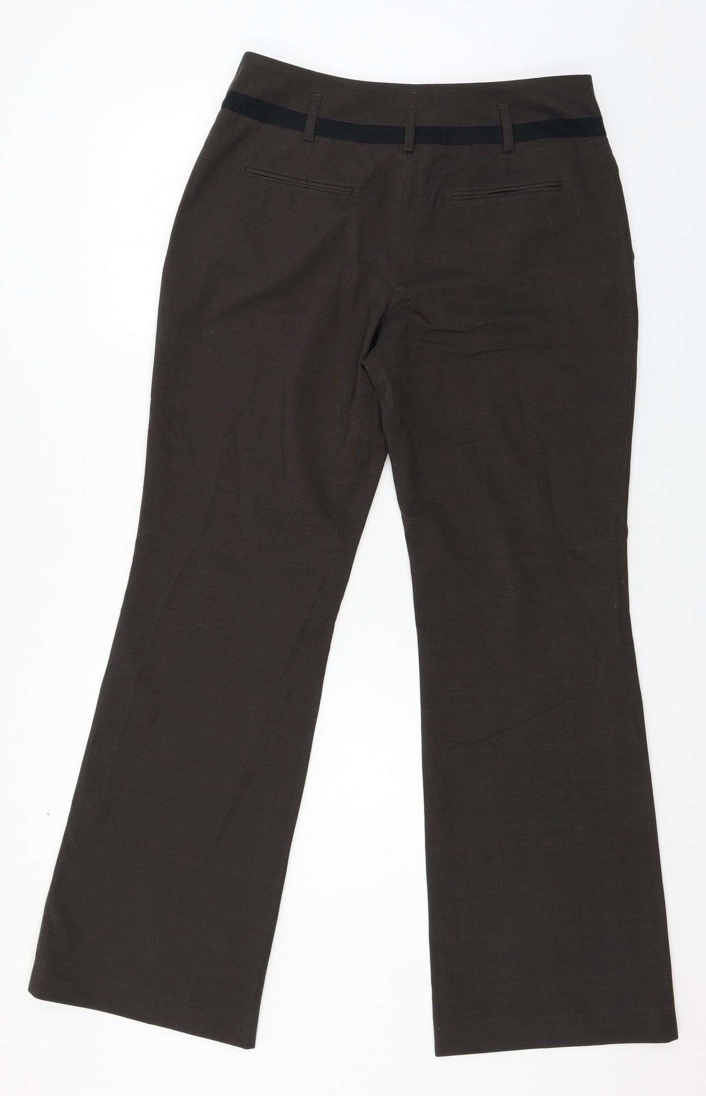 Womens UK Size 12 NEXT Regular Fit  Brown Trousers