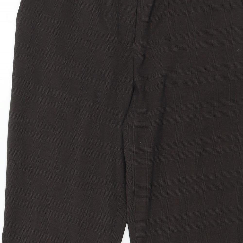 Womens UK Size 12 NEXT Regular Fit  Brown Trousers