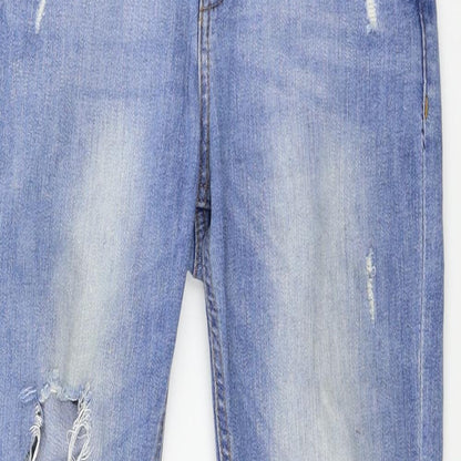 Denim & Co. Womens Blue  Denim Skinny Jeans Size 8 L27 in