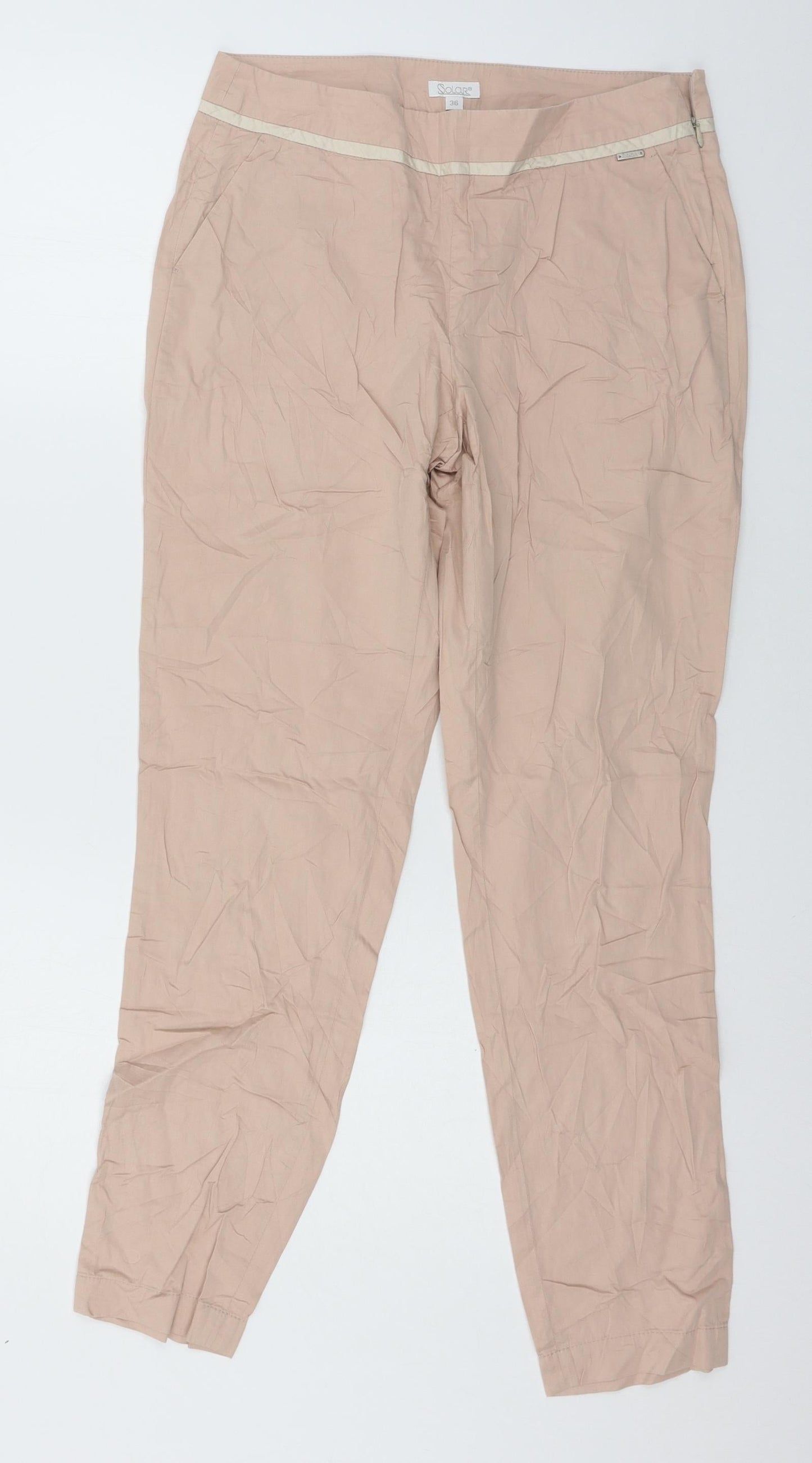 Womens UK Size 8 Solar Regular Fit  Pink Trousers