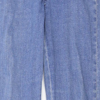 Denim & Co. Womens Blue  Denim Skinny Jeans Size 14 L29 in