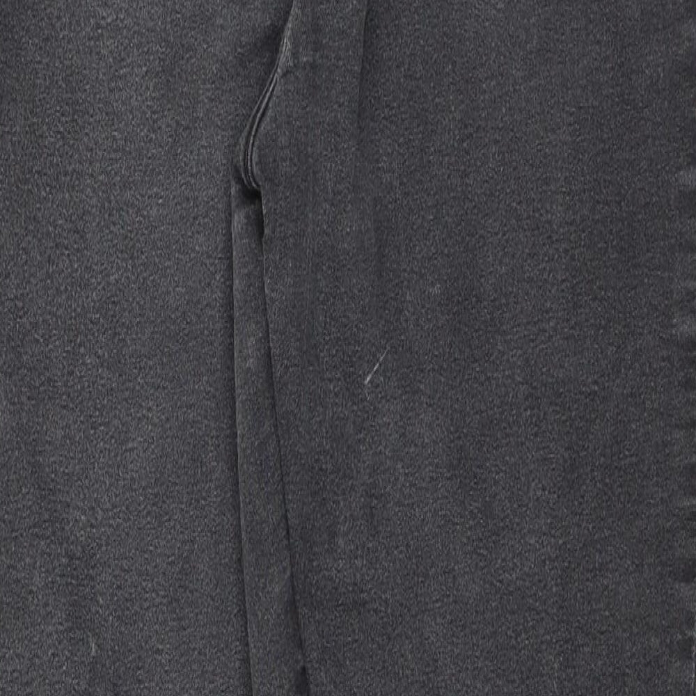 Miss Selfridge Womens Grey  Denim Skinny Jeans Size 12 L29 in