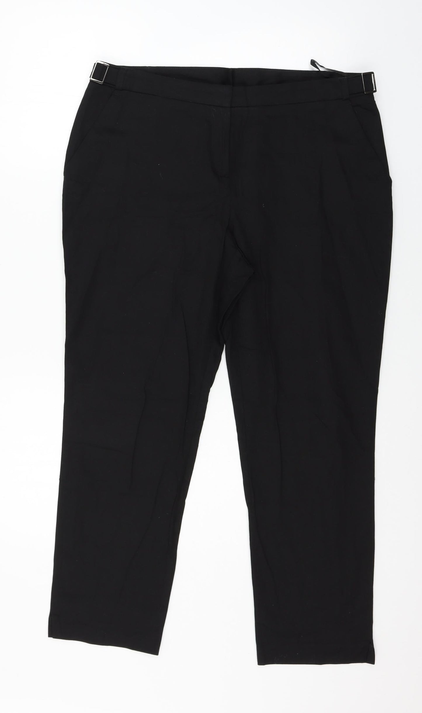 Womens UK Size 14 Dorothy Perkins Regular Fit  Black Trousers