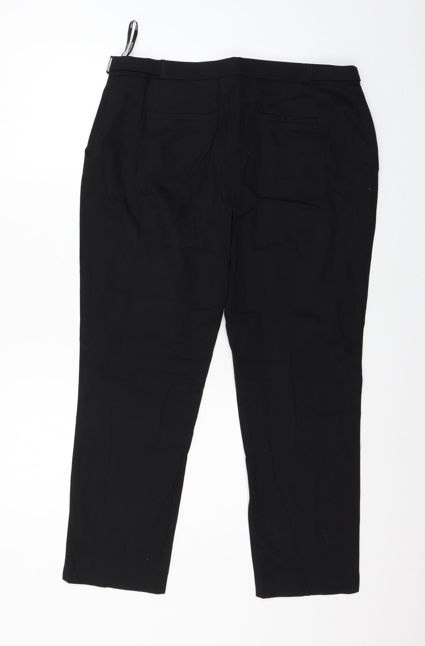 Womens UK Size 14 Dorothy Perkins Regular Fit  Black Trousers