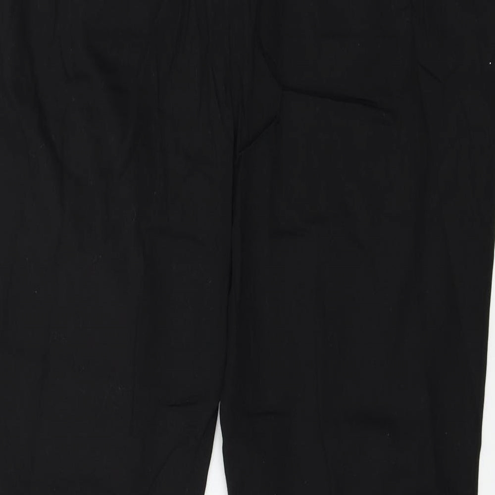 Womens UK Size 14 Dorothy Perkins Regular Fit  Black Trousers
