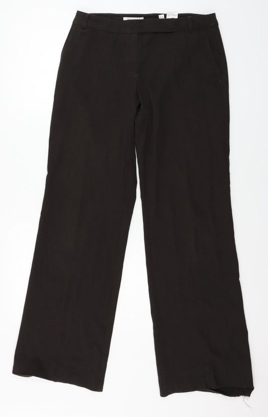 Yessica Womens Brown   Trousers  Size 14 L31 in