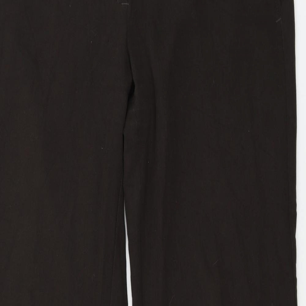 Yessica Womens Brown   Trousers  Size 14 L31 in