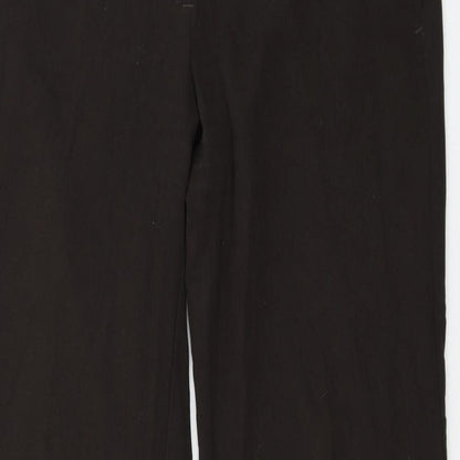 Yessica Womens Brown   Trousers  Size 14 L31 in