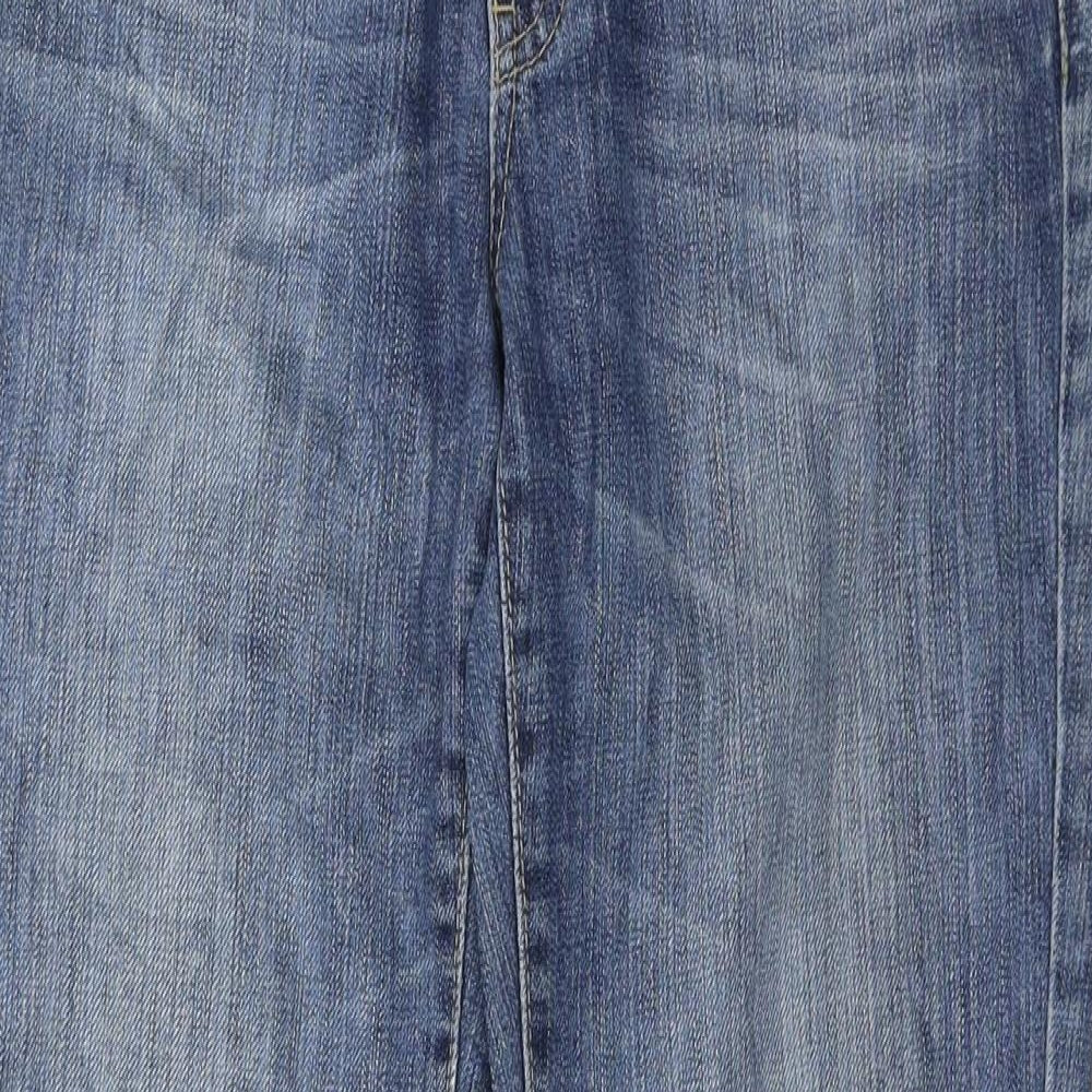 Womens UK Size 30 in BIG STAR Regular Fit Straight Blue Jeans