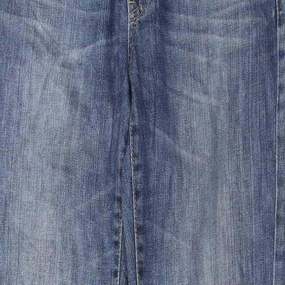 Womens UK Size 30 in BIG STAR Regular Fit Straight Blue Jeans
