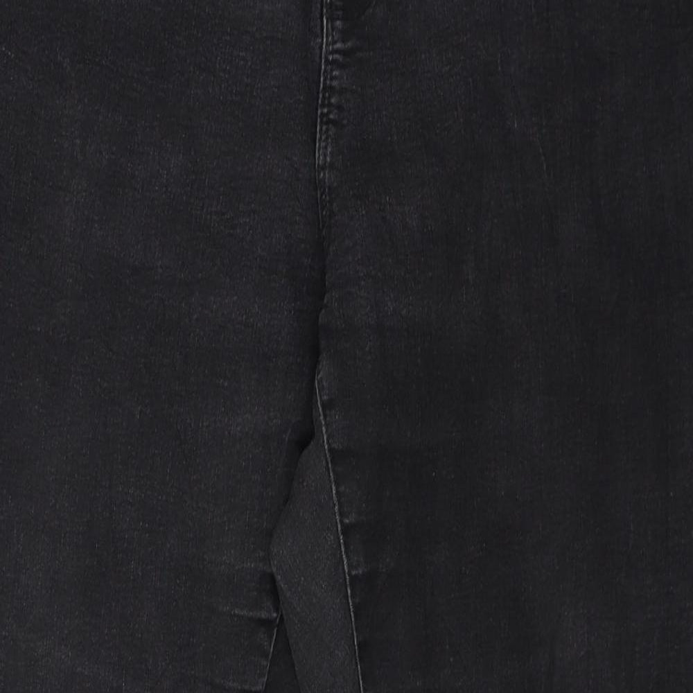 Dorothy Perkins Womens Grey  Denim Skinny Jeans Size 14 L27 in