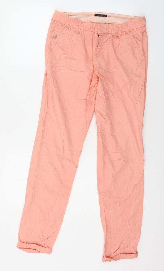 Womens UK Size 8 Promod Regular Fit  Pink Trousers