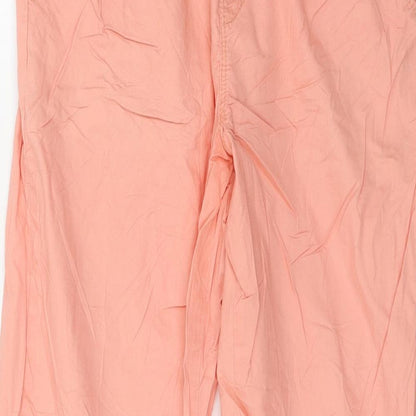 Womens UK Size 8 Promod Regular Fit  Pink Trousers