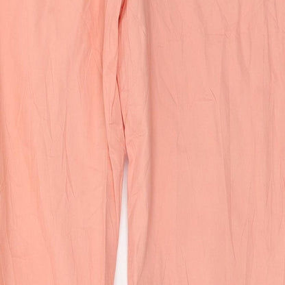 Womens UK Size 8 Promod Regular Fit  Pink Trousers
