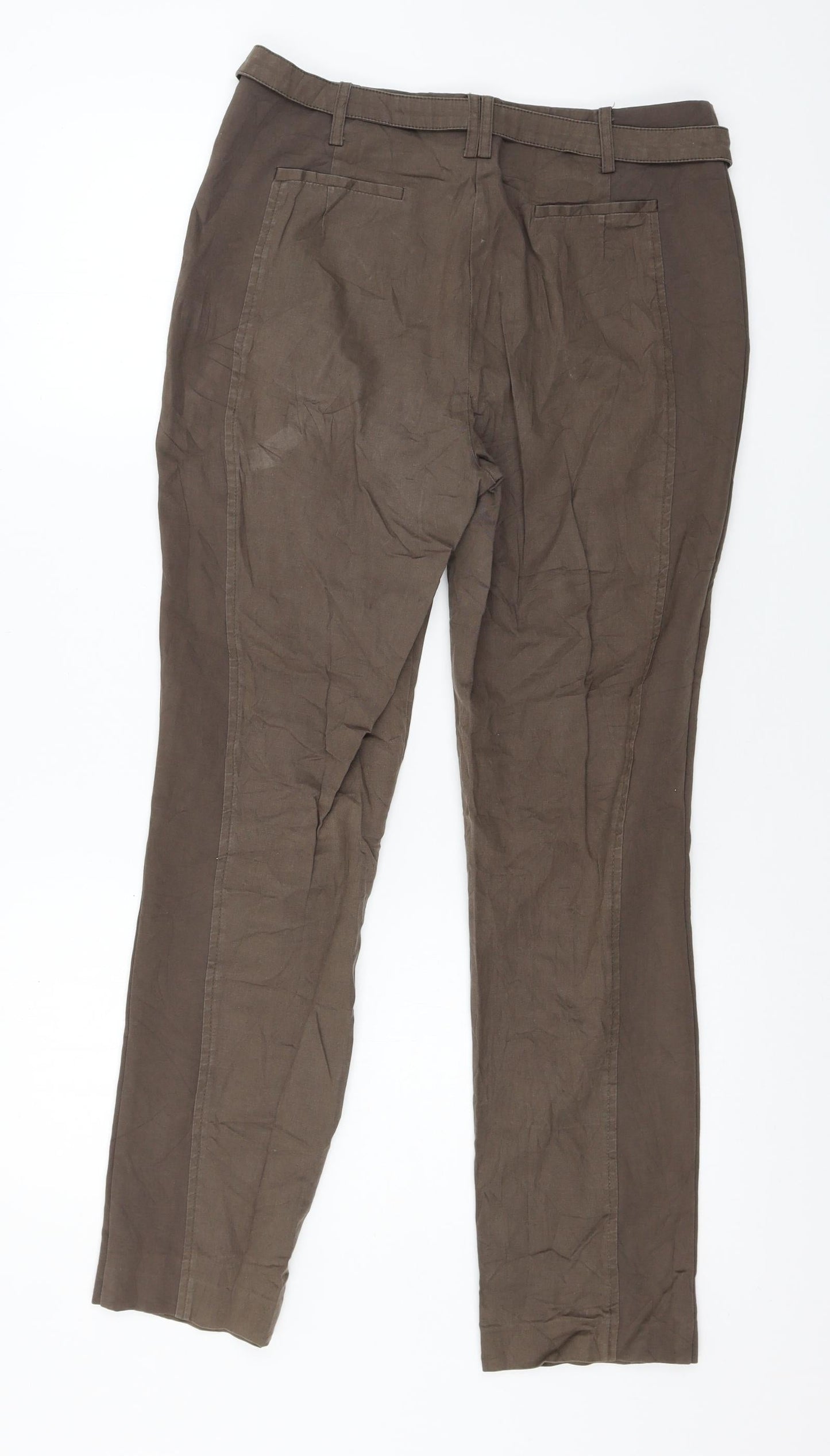 Womens UK Size 8 Monnari Regular Fit  Brown Trousers