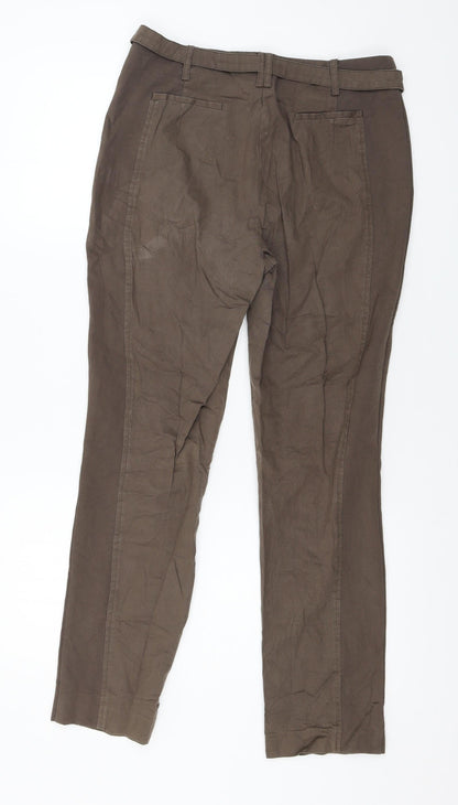 Womens UK Size 8 Monnari Regular Fit  Brown Trousers