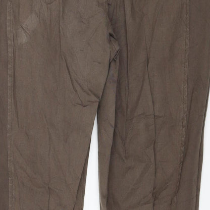 Womens UK Size 8 Monnari Regular Fit  Brown Trousers