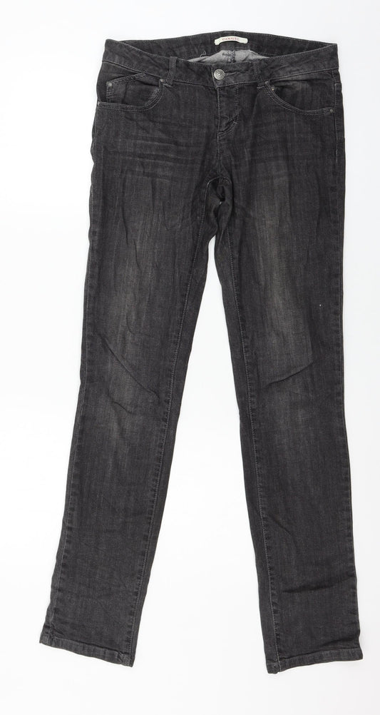 Womens UK Size 32 in Camaieu Regular Fit Straight Grey Jeans
