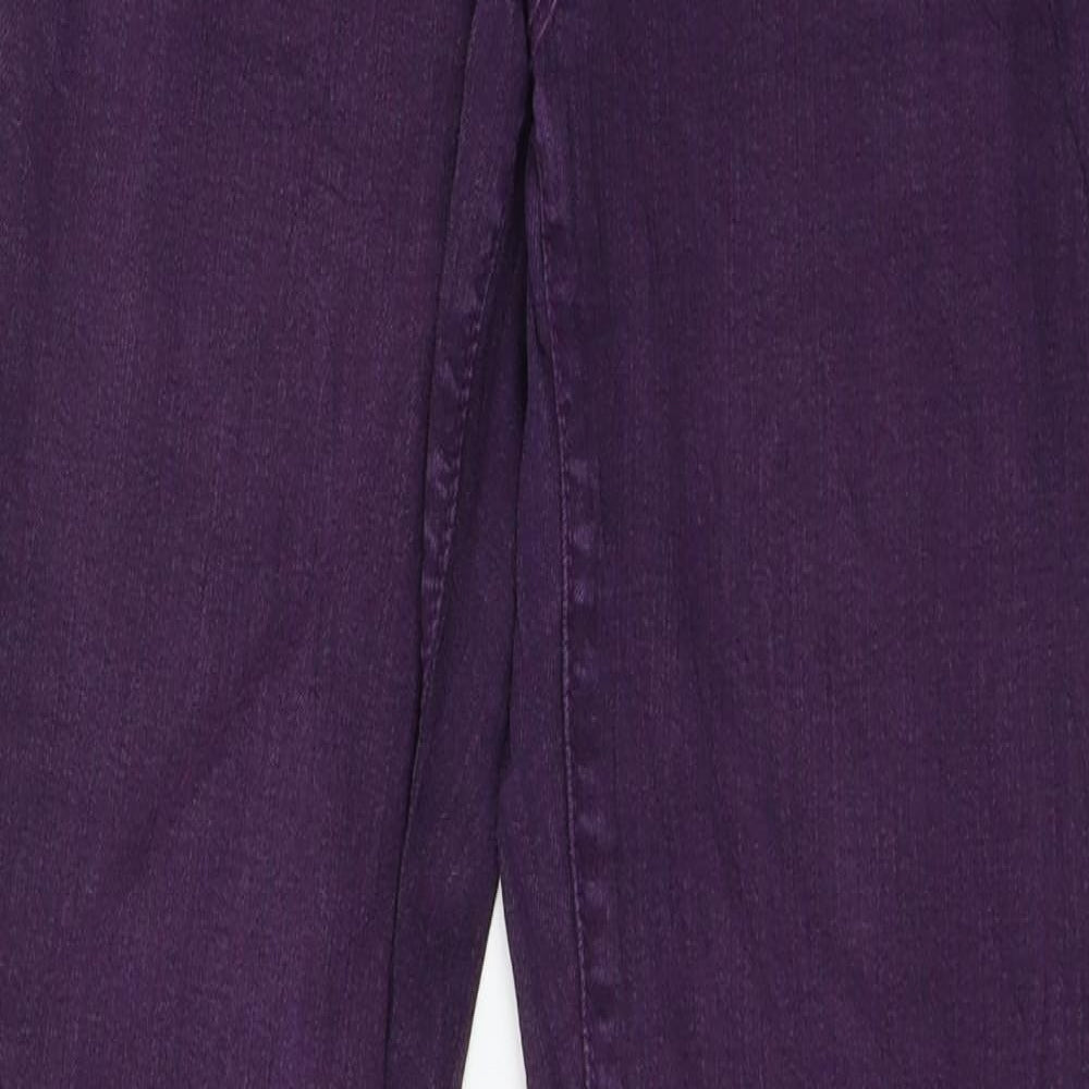 Flying Monkey Womens Purple  Denim Skinny Jeans Size 28 in L30 in
