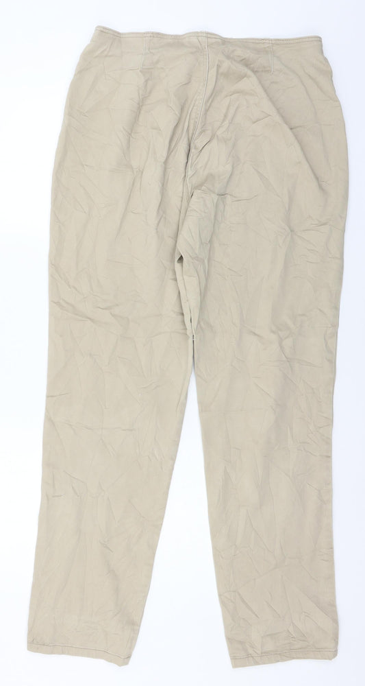 FDJ Womens Beige   Trousers  Size 16 L31 in