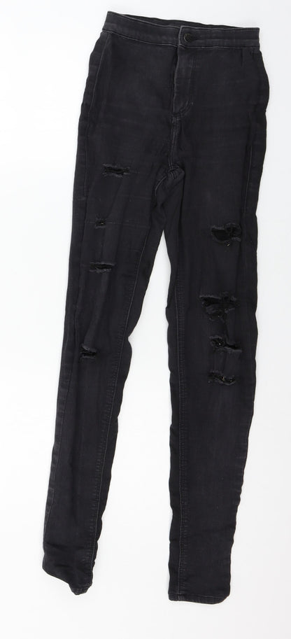 Topshop Womens Green  Denim Skinny Jeans Size 26 in L34 in