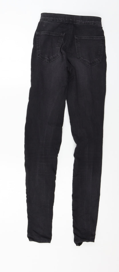 Topshop Womens Green  Denim Skinny Jeans Size 26 in L34 in