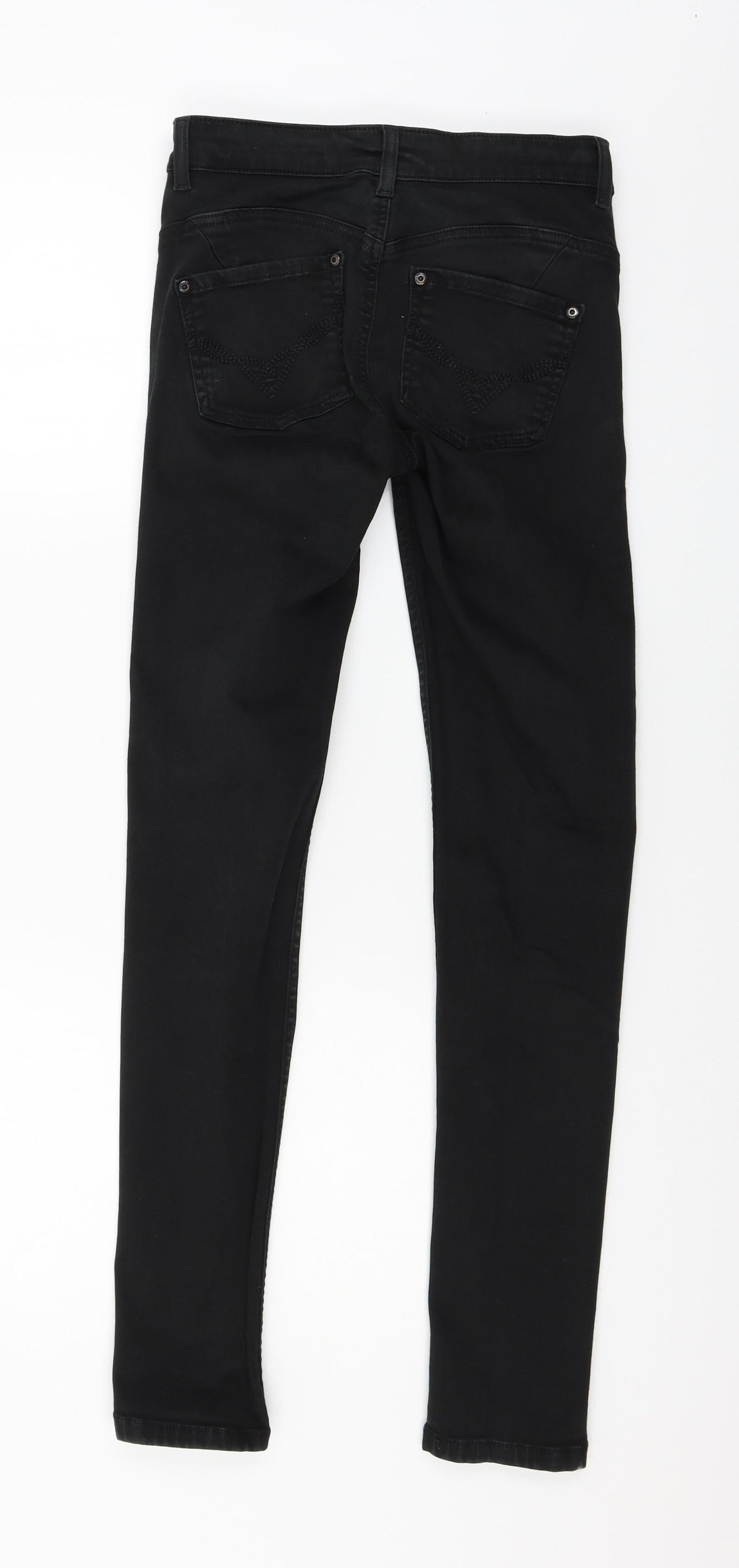 Oasis Womens Black  Denim Skinny Jeans Size 6 L29 in